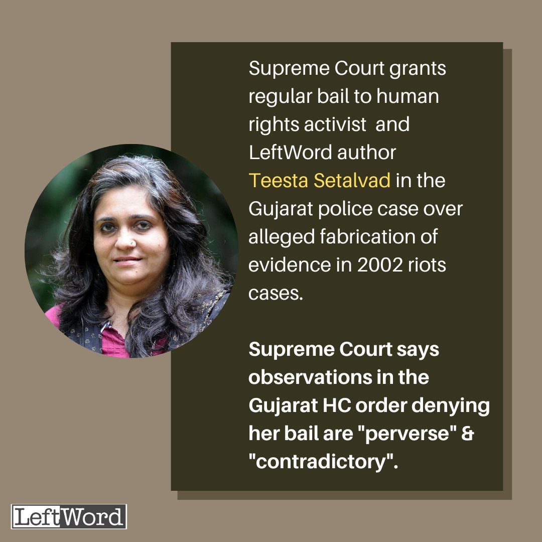 Supreme Court Posts Teesta Setalvad's Bail Plea For Hearing On July 19;  Extends Stay Of Gujarat HC Order